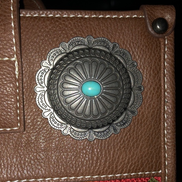 Wrangler Geometric Pattern Tote - Picture 4 of 6